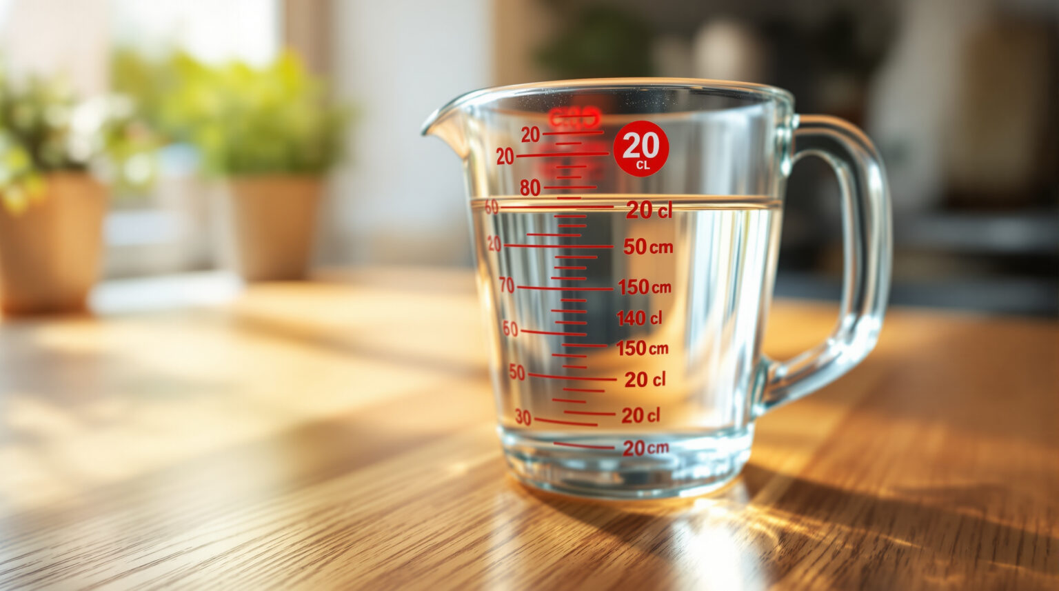20 cl d’eau en gramme : Découvrez combien cela fait en poids et en conversion facile !