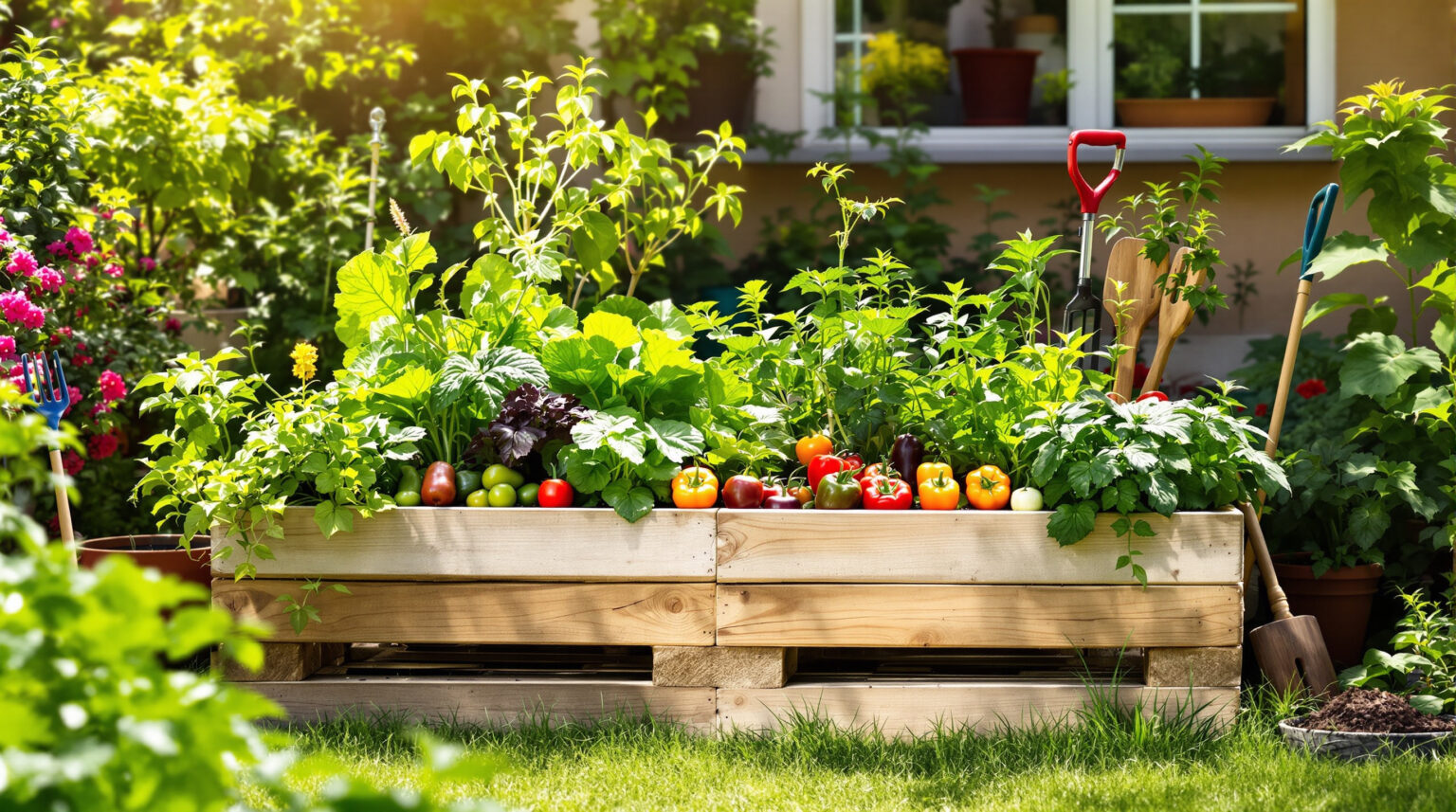 Comment fabriquer un potager sur pied avec des palettes : Guide étape par étape pour un jardinage réussi !