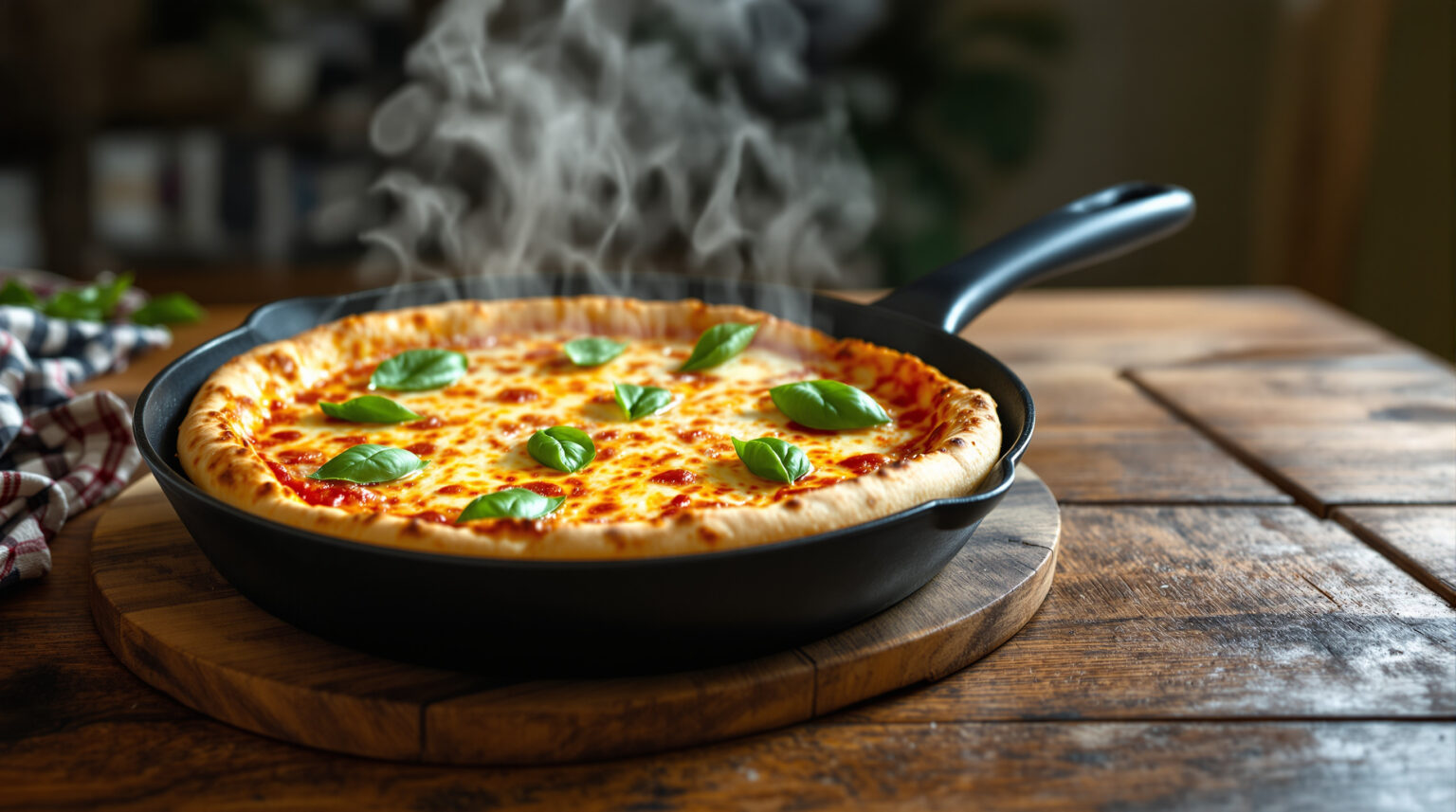 Cuire pizza surgelée poêle : Découvrez la méthode rapide pour une cuisson parfaite à la maison !