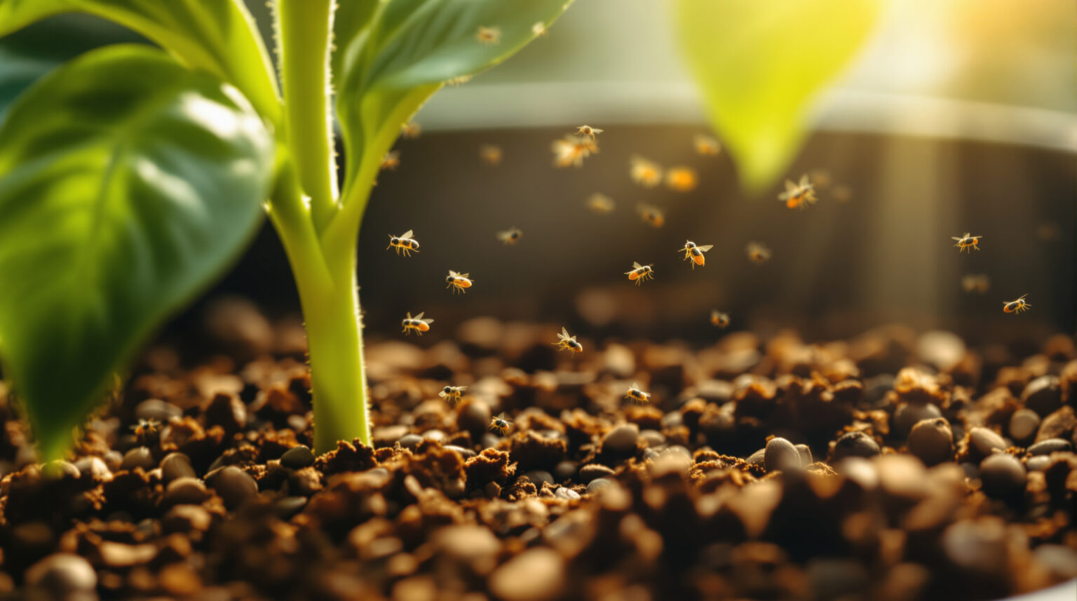 Marc de café plante moucheron : Découvrez comment éloigner les moucherons efficacement !