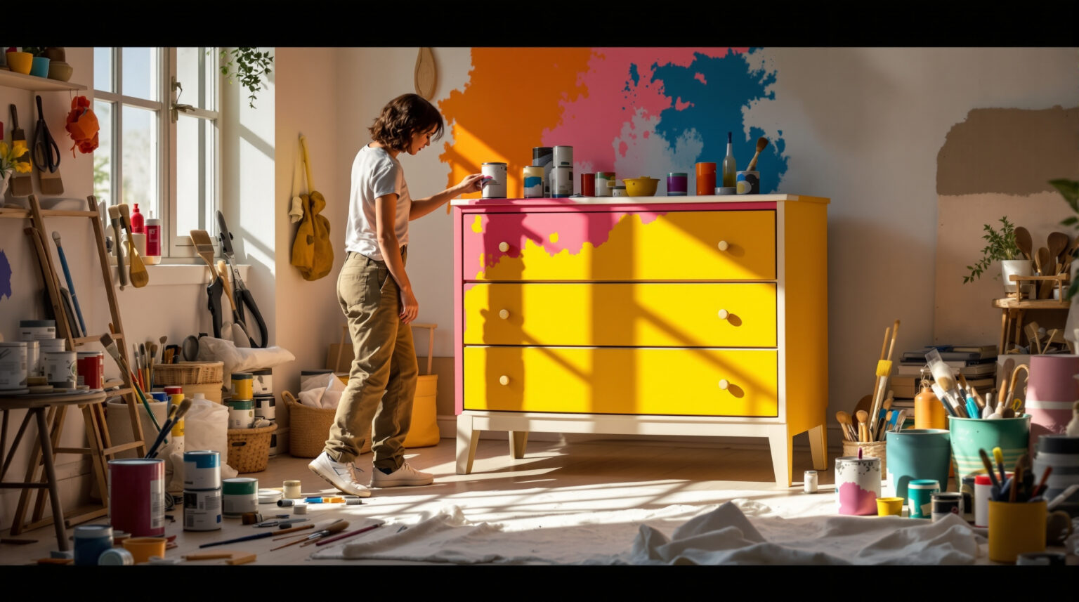 Peindre un meuble stratifié : Guide complet pour réussir votre projet facilement et efficacement